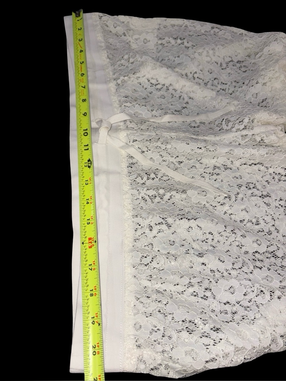 David’s Bridal Wide Leg Lace Pants size XL - Picture 5 of 5